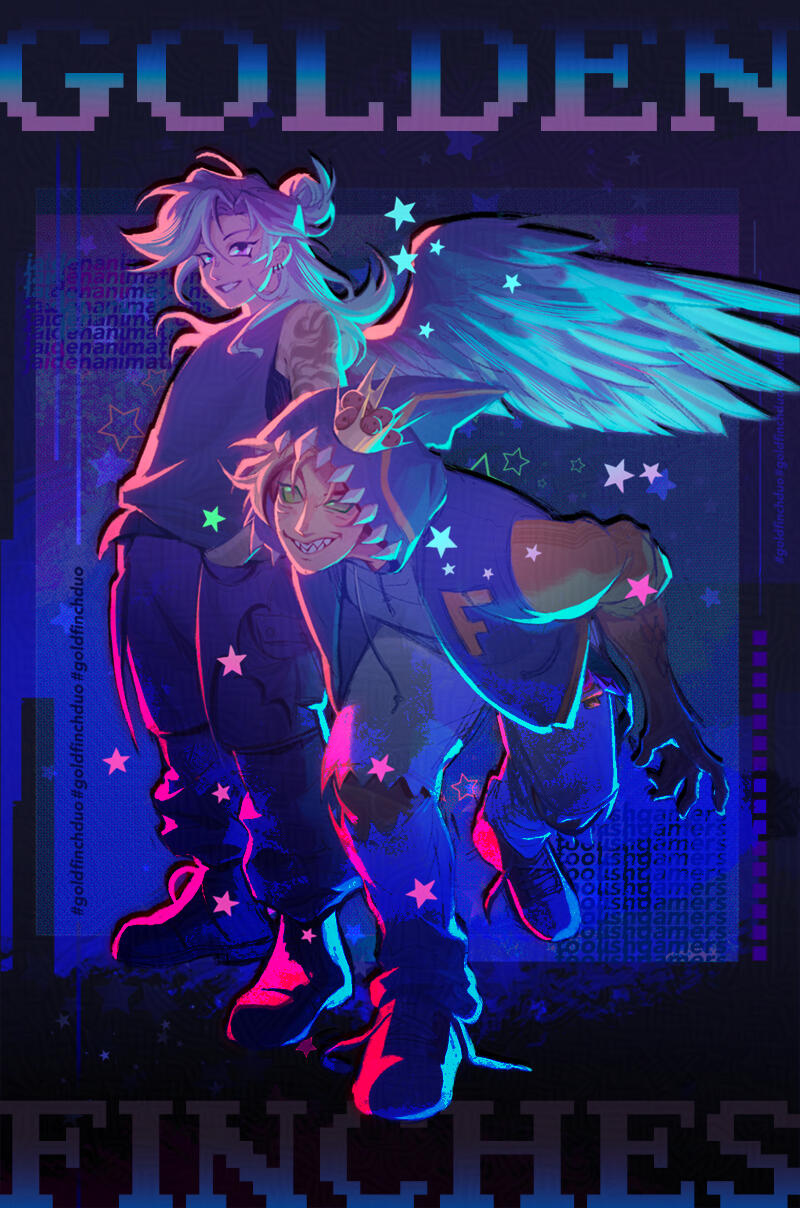 Golden Finches - QSMP Fanart