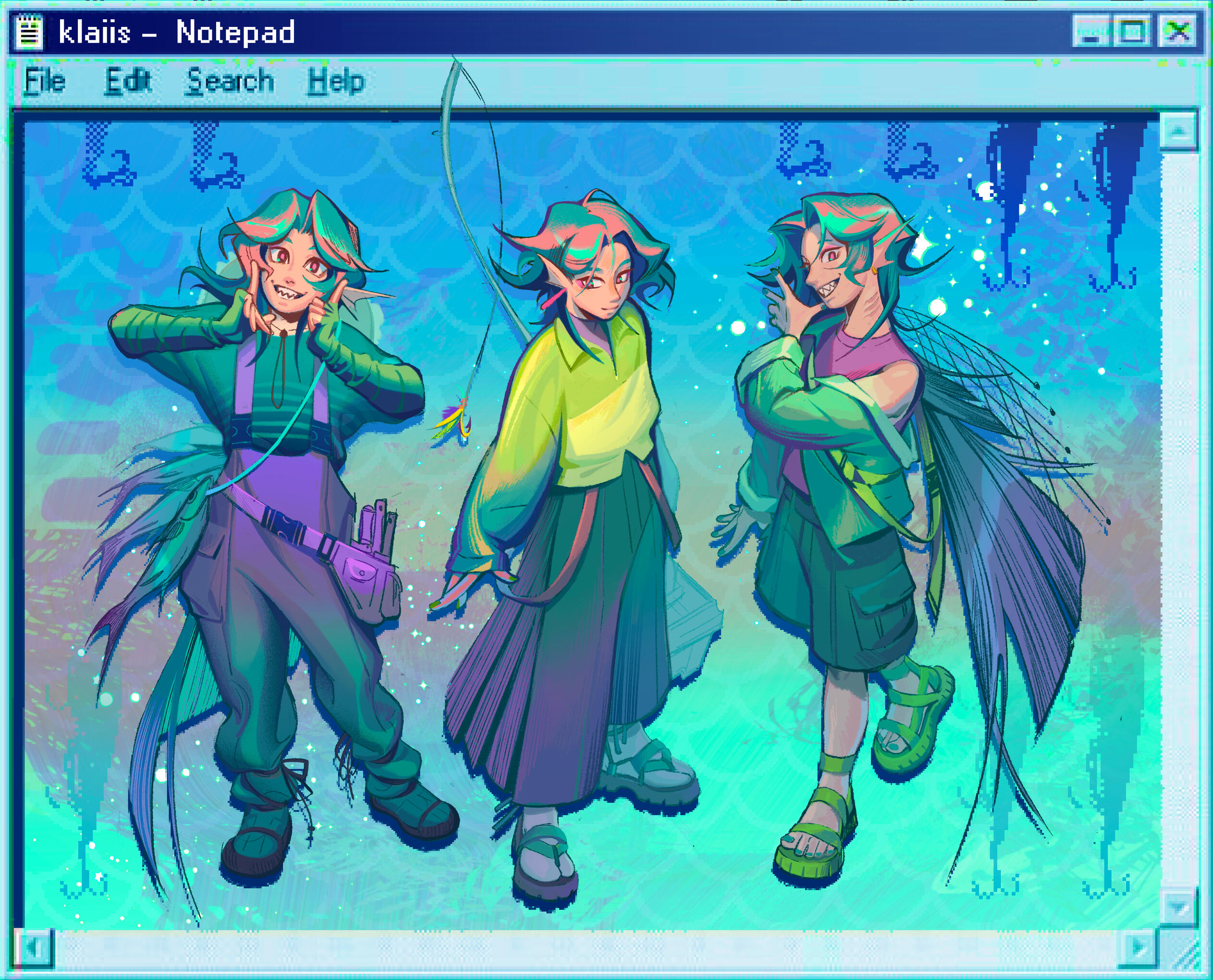 Fishing OOTD - Original Character